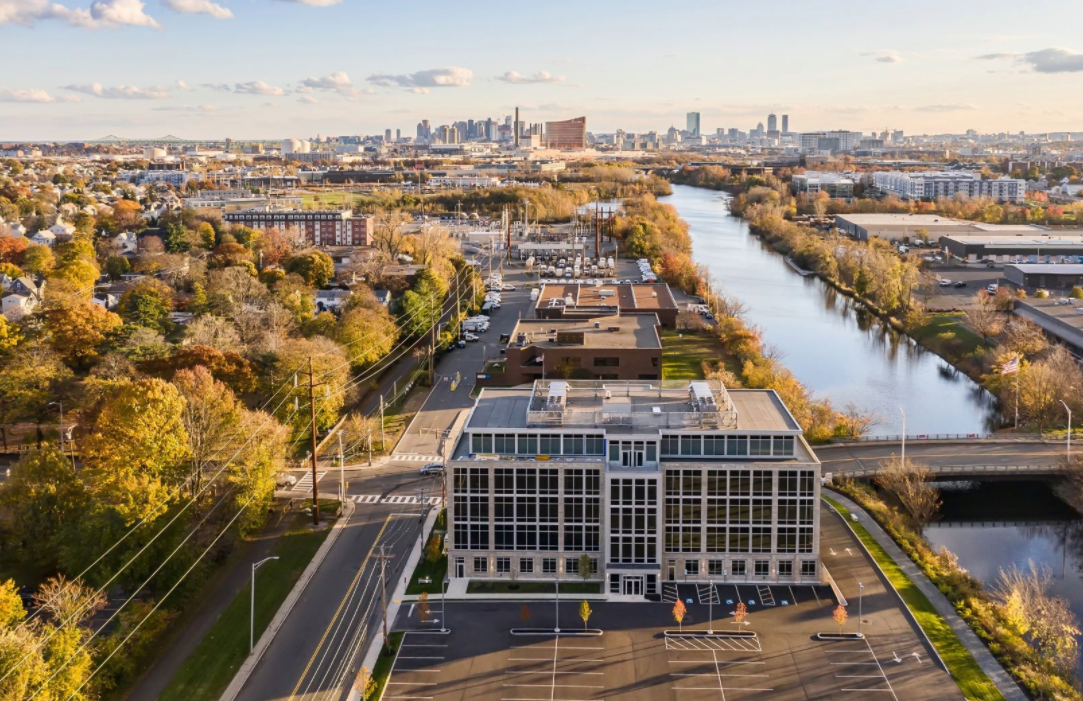 295 canal overhead shot